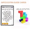 thumbnail image 4 of QINXIN Magnetic Buliding Blocks Magic Magnetic Cube 7pcs Magnetic Bricks&54 Smart Cards Puzzles for Developing Kids Intelligence Gift, 4 of 7