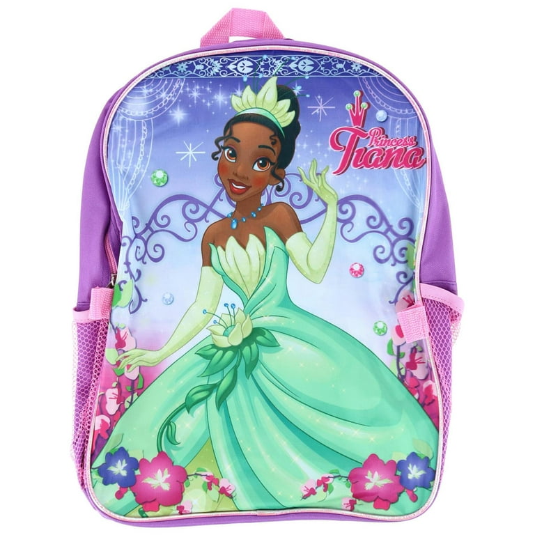 Disney Princesses Girls' 16 Child Backpack with Lunch Bag 5-Piece Set 