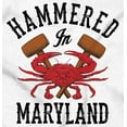 thumbnail image 2 of Hammered in Maryland Funny MD Party Hoodie Sweatshirt Women Men Brisco Brands L, 2 of 6
