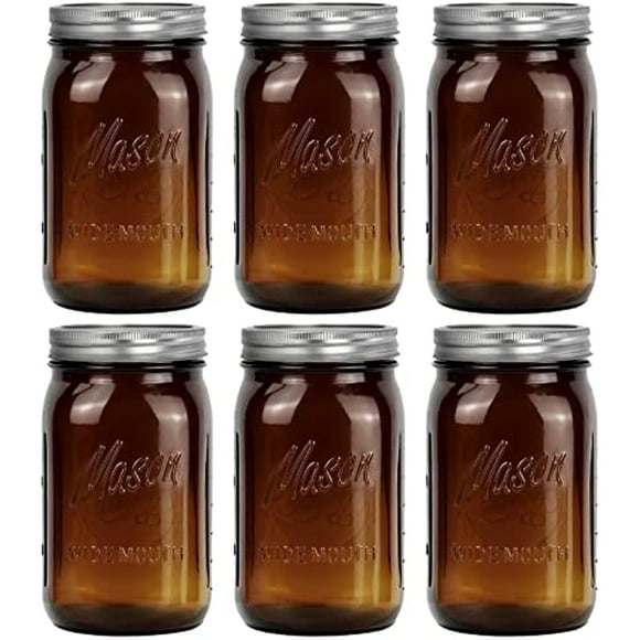 Amber Mason Jars