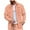 #307-Pink, variant on Men's Waffle Texture Shirt Jacket Snap Button Front Multiple Pockets Casual Outdoor Loose Fit Long Sleeve Solid Color Coat