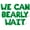 Green, variant on Letter Balloons - WE CAN BEARLY WAIT 16" Inch Alphabet Letters Foil Mylar Balloon Baby Shower Party Banner (Silver)