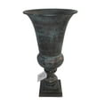 thumbnail image 2 of A&B Home Tapered Round Vase on Pedestal - 17" - Patina Finish, 2 of 4