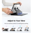 thumbnail image 5 of Fintie Vertical Stand Case for iPad 11th Generation 11-inch (A16, 2025) & iPad 10th Generation 10.9-inch (2022) – Magnetic Multi-Angle Case with Clear Back & Pencil Holder, Black, 5 of 8