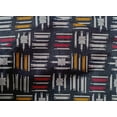 thumbnail image 4 of oneOone Cotton Cambric Fabric Line Kasuri Print Fabric By The Yard 56 Inch Wide, 4 of 4