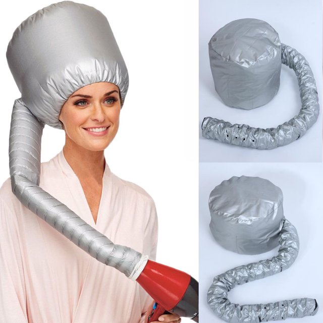 xiaxaixu Capuchon de Crème Capillaire Bonnet Capuche Doux Portable Réglable Accessoire de Sécheuse