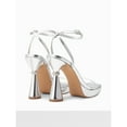 thumbnail image 4 of Women's Y2K Inspired Platform Heeled Sandals With Geometric Heel, 4 of 8