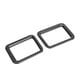 thumbnail image 3 of Moldura de marco de ventilación para tablero de instrumentos de estilo de fibra de carbono en la parte delantera superior de 2 piezas para HiAce 2019, 3 of 8