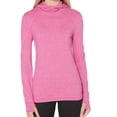 thumbnail image 2 of PGA TOUR Womens Activewear Heathered Performance Hoodie Size-X-Large Color-Rose Heather, 2 of 2