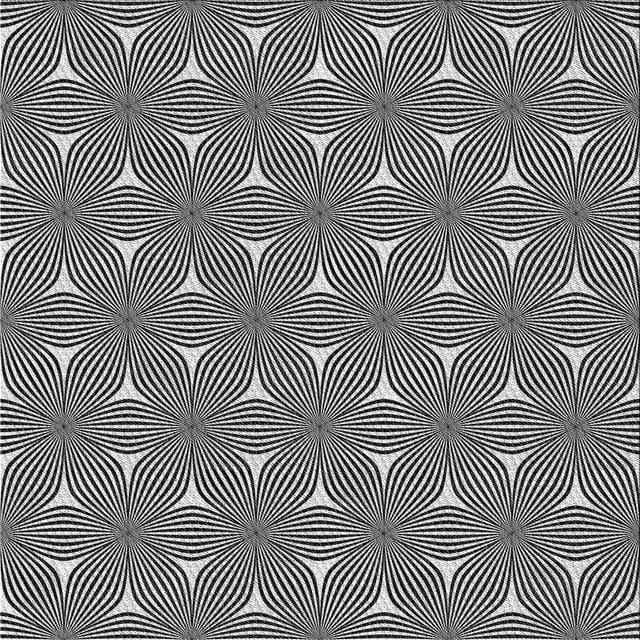 Ahgly Company Tapis d'Intérieur Lavables à la Machine, Carrés de Couleur Noir, 6' Carré