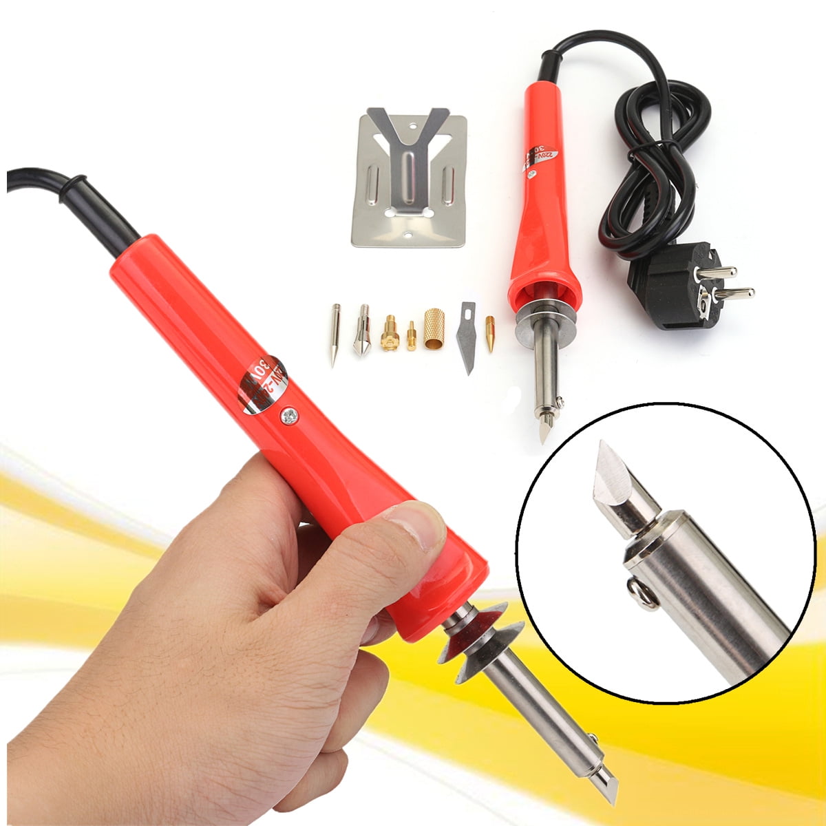 30w 220v Wood Burning Pen Soldering Brass Tips Set Diy Crafts 30w 220v Wood Burning Pen Soldering Brass Tips Set Diy Crafts Pyrography Tool Eu Plug Com