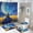 AA-3, variant on teenager Watching Stars Shower Curtain Bathroom Sets Toilet Lid Rug, Bath Mat And Contour Mat, Shower Curtain 4Pcs
