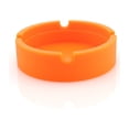 thumbnail image 2 of Cendrier en Silicone Résistant à la Température Plateau à Cendres Portable Support de Table Réutilisable Tapis de Bouteille de Voyage Bureau Voiture Antidérapant Fendu Orange, 2 of 9