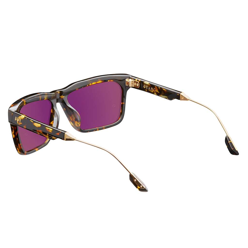 NEW IVI VISION unisex deano sunglasses in ambercomb tortoise/ bronze ar lens IVI Vision Deano Ambercomb Tortoise with Bronze AR Lens  main image 3