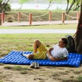 thumbnail image 3 of Colchón inflable portátil para dormir doblecolchón de aire para acampar (azul) Ndcxsfigh Nuevos Originales, 3 of 8