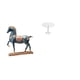 thumbnail image 1 of Figura De Escultura De Caballo De Pie Para Escritorio, Sala De Estar, Estantería, Decoración Con Casa De Muñecas En Miniatura, Mesa Redonda, Mesa Auxiliar Para Simulación De Vida, Casa De, 1 of 7