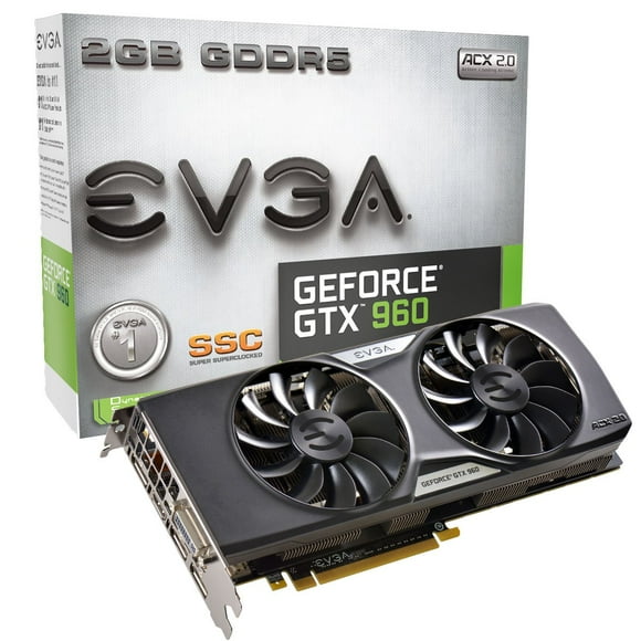 Tarjeta gráfica EVGA GeForce GTX 960 2GB SSC GAMING ACX 2.0+