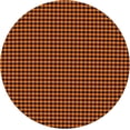 thumbnail image 3 of Round Fitted Tablecloth 44 Inch, Halloween Orange Gingham Round Fitted Tablecolth Elastic Stretch Tablecloth Washable Table Cloths Polyester Table Cover for Dining, Party, Buffet, Wedding, 3 of 8