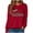 Red, variant on idosla Womens Christmas Sweatshirt Christmas Tree Graphic Long Sleeve Shirts Xmas Holiday Pullover Tops Blouse (Red, M)