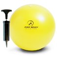 thumbnail image 1 of Pelota de ejercicio ProBody Pilates de 23 cm para estabilidad, con bomba, amarilla, 1 of 8