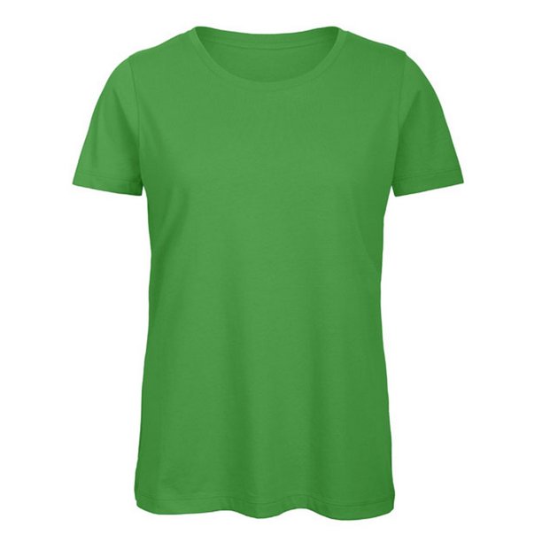 B&C - Camiseta de manga corta de algodón orgánico modelo Favourite para mujer (Verde Real)
