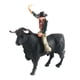 thumbnail image 3 of Figuras de pintadas a mano, modelo de juguetes de animales en miniatura, colección artesanal, figuras de acción detalladas realistas para Estilo D Hugo  Figura Toro con jinete, 3 of 10