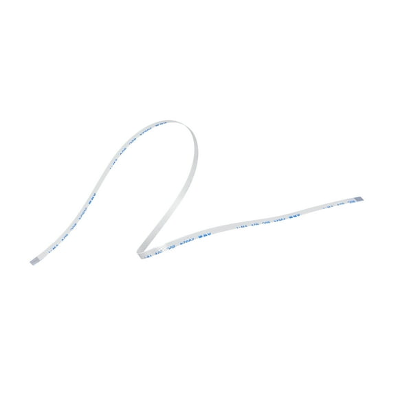 Uxcell 11.81'' 5 Pins Flat Flexible Cable Ribbon Wire (A Type) Plastic White 10pcs