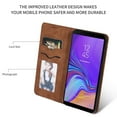 thumbnail image 2 of Samsung Galaxy A7 2018 Case, Dteck Smooth PU Leather Flip Folio Wallet Card Slots Case Cover Stand Feature & Magnetic Closure For Samsung Galaxy A7 2018, Brown, 2 of 7
