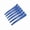 Blue, variant on 6Pcs Silicone Wrapped Duck Bill Hair Clips, Anti-slip No-trace Styling Clips for Salon & Daily Women Hair Use