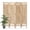 Natural Wood, variant on Breltam 4 Panels Wood Room Divider and Folding Screen for Room Separation, Freestanding Partition Wall Dividers for Home Bedroom Office, No Assembly Required