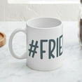 thumbnail image 4 of CafePress - Hashtag Friendship - 11 oz Ceramic Mug - Novelty Coffee Tea Cup, 4 of 6