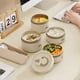 thumbnail image 4 of Ounissouiy Caja de acero inoxidable con aislamiento fresco, Bento Box Bento Lunch 304, fiambrera para cocina, libre para aumentar Bento Mostrada caqui, 4 of 6