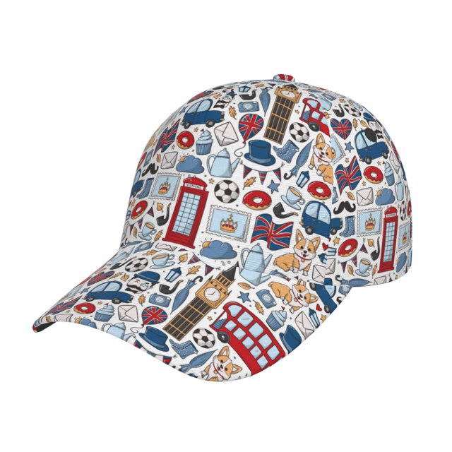 Fotbe London Symbols1 Gorro Clásico de Béisbol, Gorra Ajustable con Broche Snapback, Gorro de Exterior de Algodón Suave