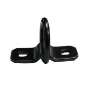 8 Pack Black D Ring Tie Down Anchors Ring Heavy Duty Flip Anchor Ring 400LBS WLL for Trucks, Trailers, RVs, Boats