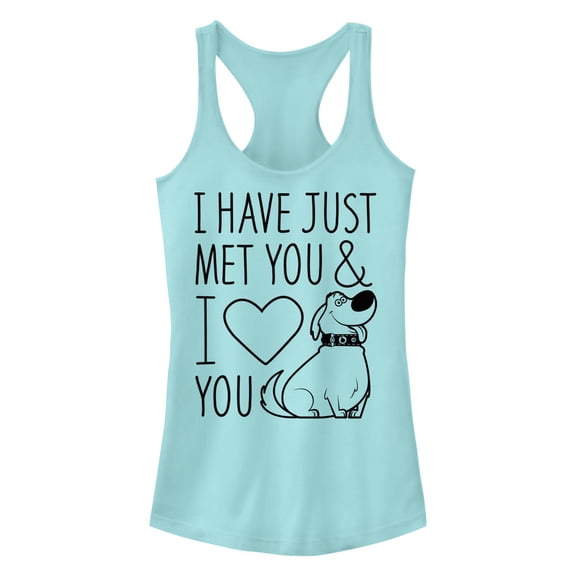 Junior's Up Dug I Have Just Met You Racerback Tank Top