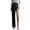 Black, variant on Pants Women Straight Leg Casual Solid Color Loose Yoga Pants Lightweight Summer Trousers with Soft Viscose Daily Wear