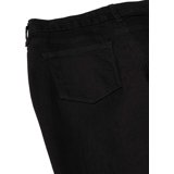 Bandolino Women's Mandie Slim Crop Jean – Stretch Twill, Floral Print, Creamstone