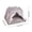 Gray, variant on LNOGEUPG Cat Bed Tents Dog House Indoor Outdoor Lace Mesh Breathable Windows Door Curtains Removable Portable Nest Teepee House for Outdoor Hiking Beach Picnic