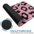 thumbnail image 6 of Long Mouse Pads for Desk,Pink and Black Of Leopard Print Desk Mats on Top Of Desks, Desk Mouse Pad Extra Large with 3mm Non-Slip Base and Stitched Edge for Gaming,Office,Work,Home 47.3"x23.6", 6 of 6