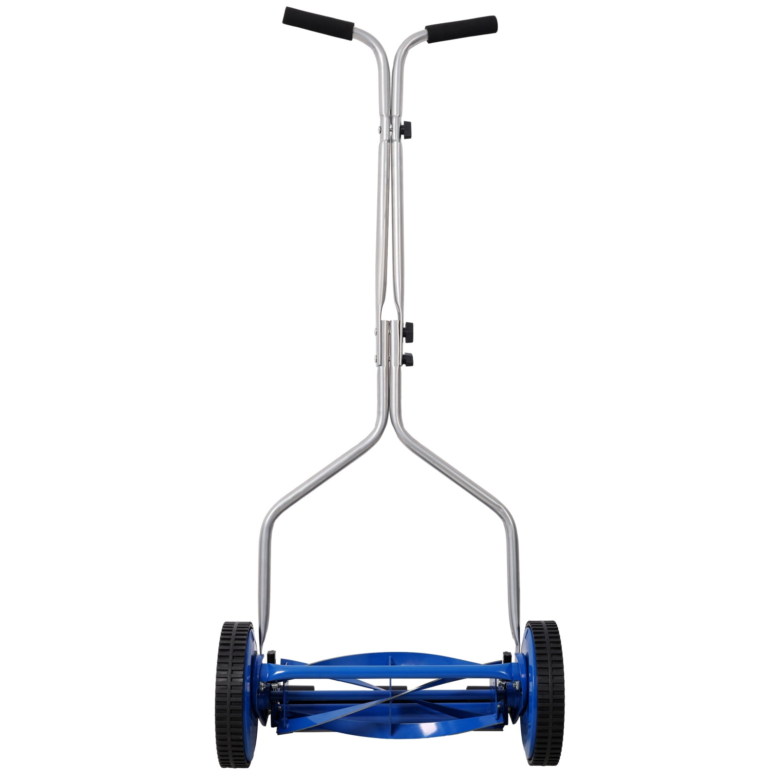 Deiokin 14" Push Reel Lawn Mower, 5-Blade Manual Grass Cutter with Ball Bearings, 8.5" Composite Wheels, T-Grip Handle