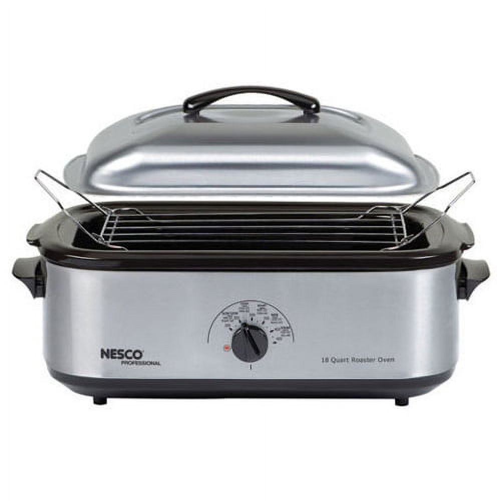 NESCO Professional Roaster Oven, Black and Stainless Steel, 18 Quart - image 3 of 3