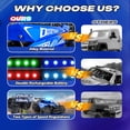 thumbnail image 3 of WonderStone 1:16 RC Cars, Alloy Remote Control Truck with LED Headlight and 2 Rechargeable Batteries, High Speed Adjustable 2.4 GHz Monster Trucks for Boys Kids Adult Gifts 3-12, Blue, 3 of 11