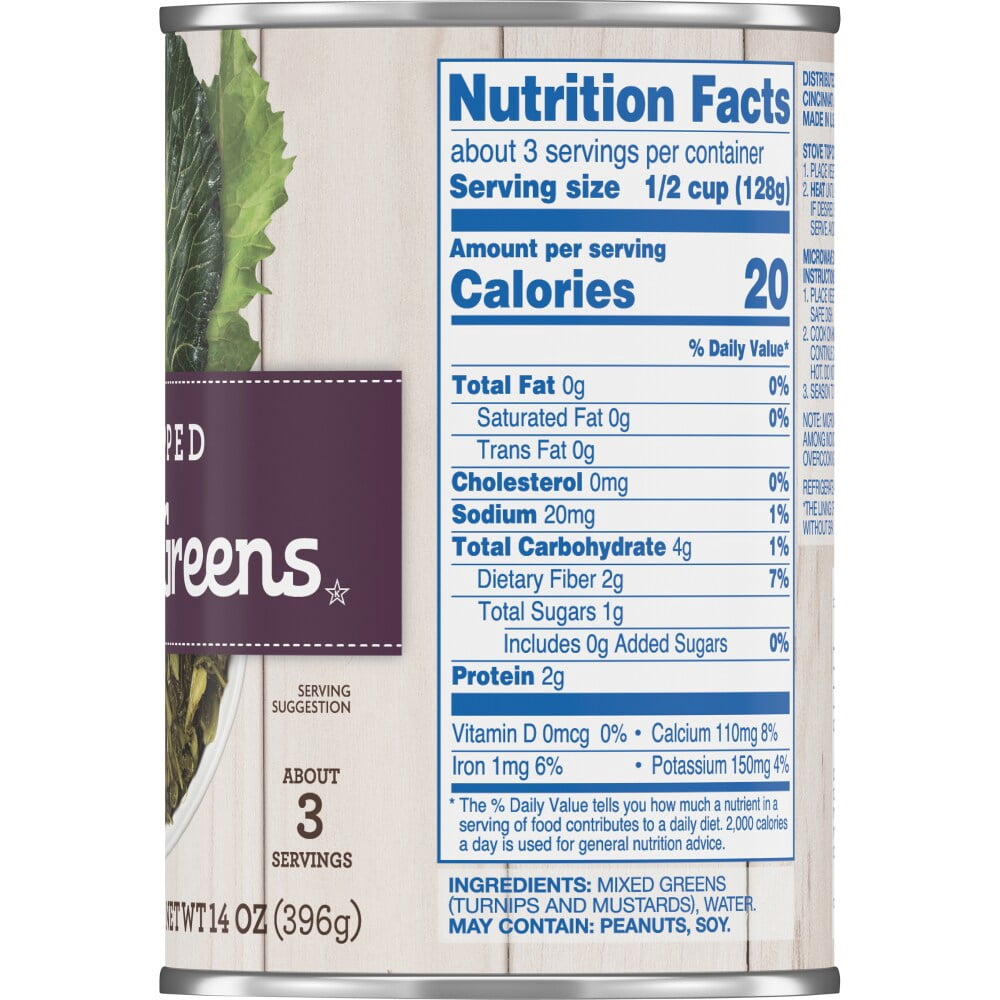 Kroger Chopped Mixed Greens 14 oz - 5 Pack