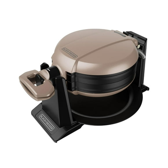 Waflera Giratoria Black+Decker WMD201 2 Wafles Juntos negro