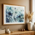 thumbnail image 5 of Blue Whimsy Summer Meadow  - Painting Floral Abstract Modern Art Botanical Flowers Nature Unframed Wall Art Print 4 x 6 inches, 5 of 7
