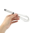 thumbnail image 4 of Restaurant Kitchen Metal Egg Whisk Milk Balloon Wire Beater Blender Silver Tone, 4 of 4