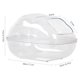 thumbnail image 3 of Caja de Arena para Baño de Hámster, Hábitat de Plástico Transparente con Tapa Desmontable, Visión de 360° para Ratones/Gerbos, Incluye Pala para Fácil Limpieza, 3 of 8
