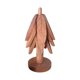 thumbnail image 5 of Posavasos de madera con forma de , creativos, decoraciones navideñas, salvamanteles de madera plegables para platos calientes, juego de manteles Juego de 3 piezas, 5 of 9