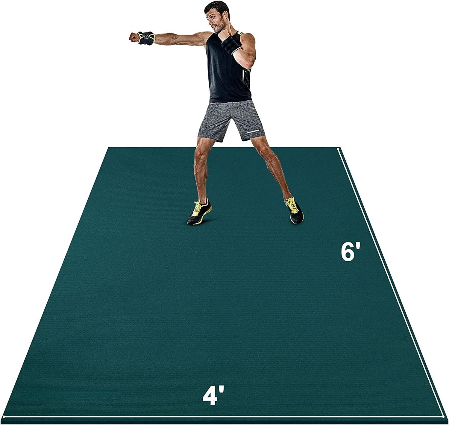 Large Exercise Mat 6‘x4‘x7mm Workout Mats for Home Gym Mats Gym