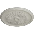 thumbnail image 3 of 36"OD x 1 1/2"P Juniper Ceiling Medallion (Fits Canopies up to 7"), Hand-Painted Pot of Cream, 3 of 5